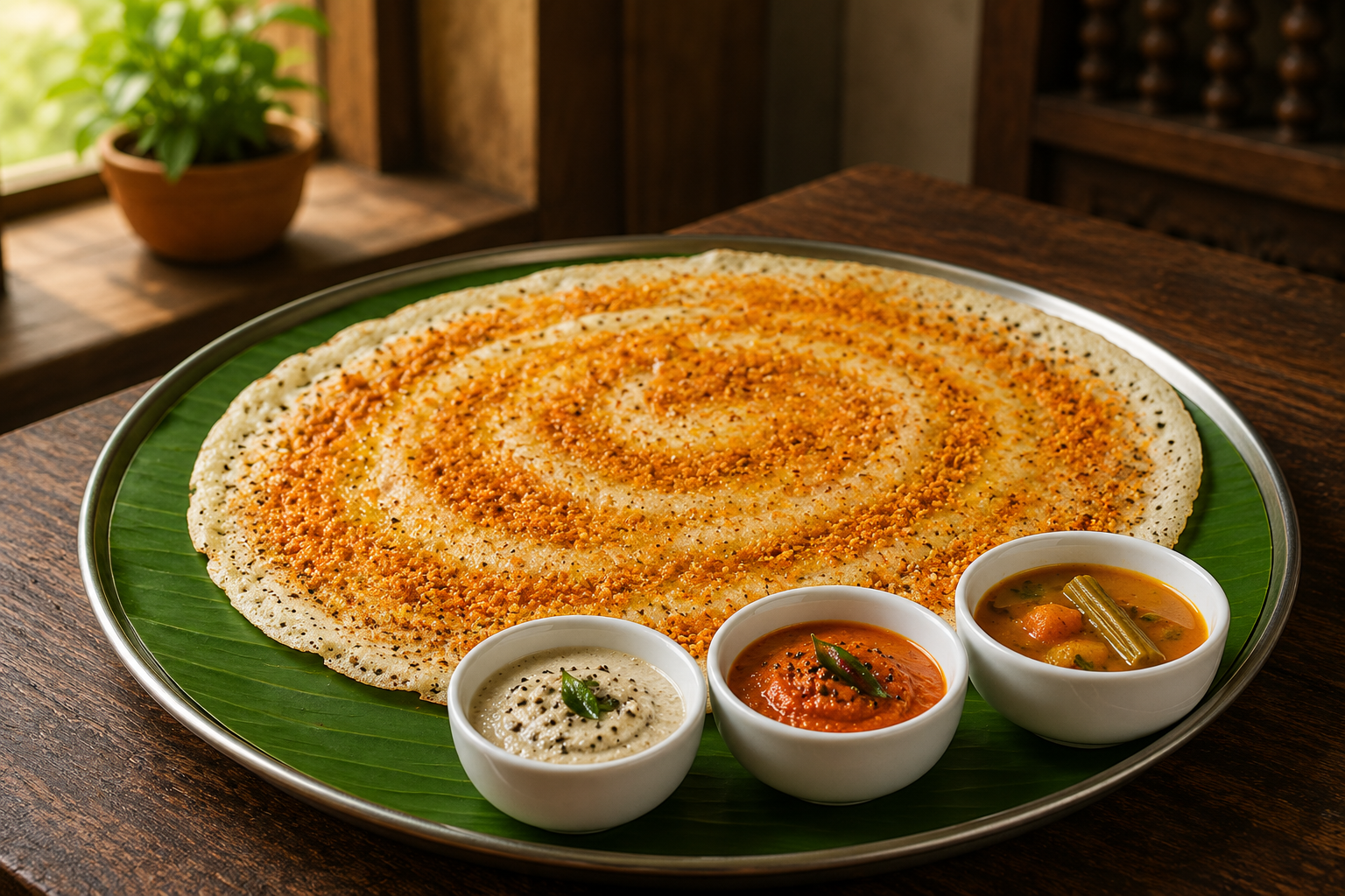 Ghee Podi Plain Dosa